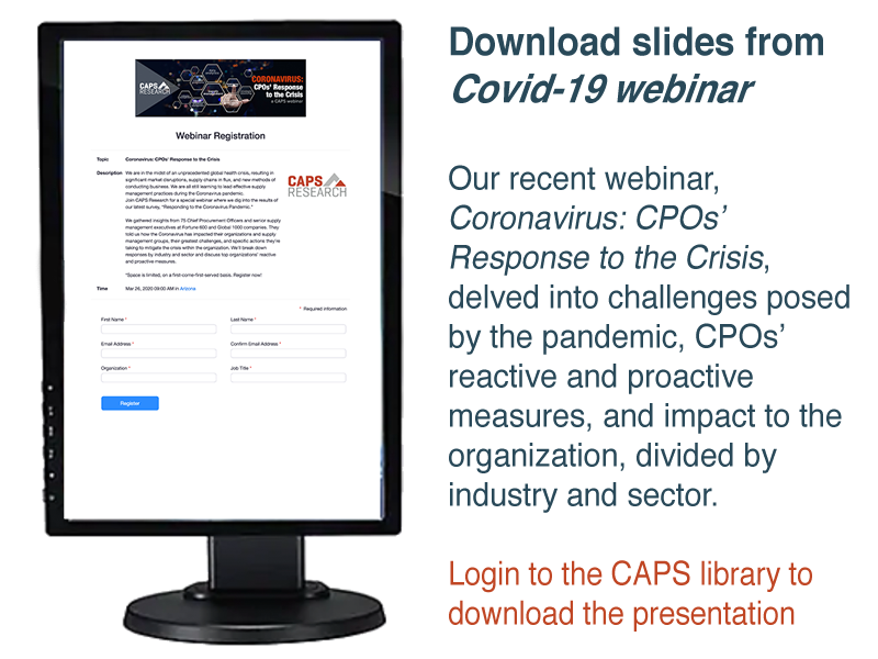 CORONAVIRUS: CPOs’ RESPONSE TO THE CRISIS webinar powerpoint