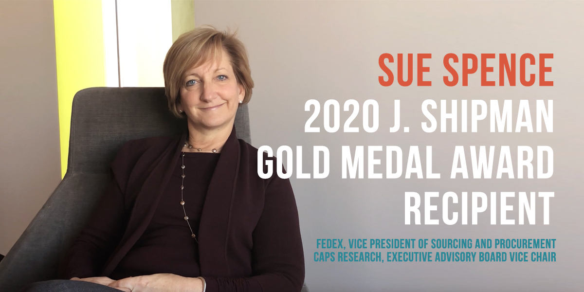 Sue Spence, 2020 J. Shipman Gold Medal Award Recipient